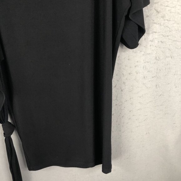 Abi Ferrin Dress Women Small Black Mod Contemporary Abstract Artsy Nikki NEW - Picture 12 of 15